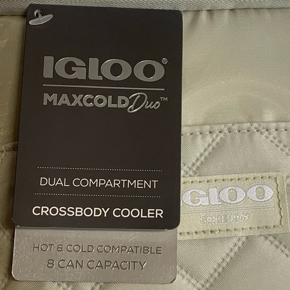Igloo Wine Bottle Carrier Cooler Bag Insulated Crossbody NWT - Picture 6 of 12